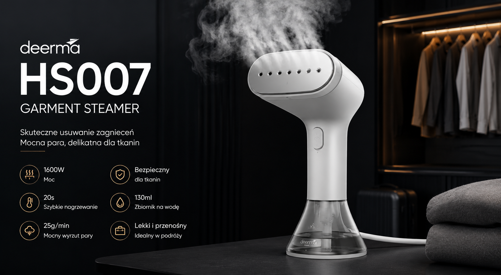 Ręczne Parownice Deerma HS 007