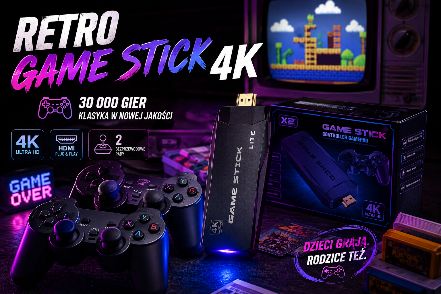 KONSOLA RETRO HDMI